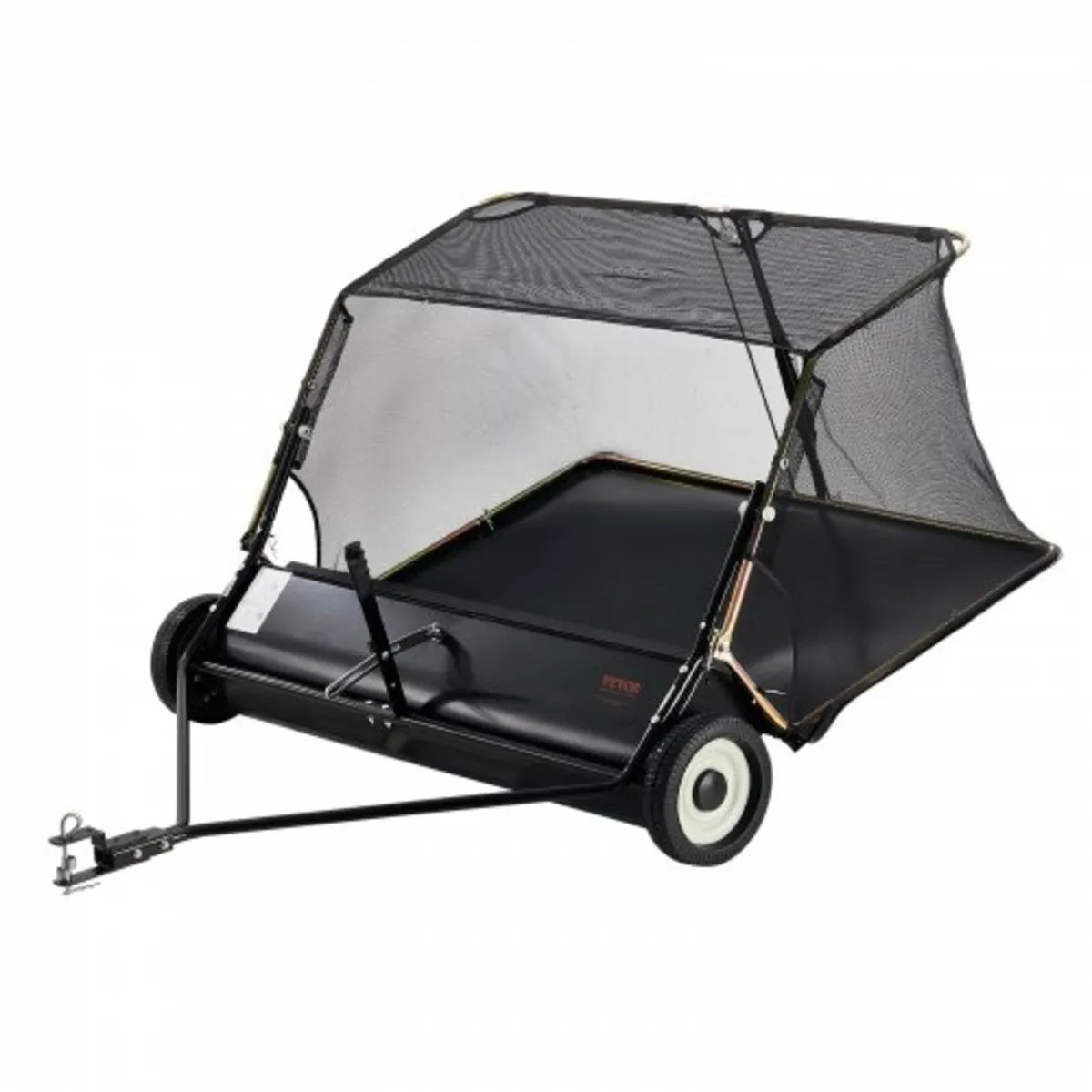 Tow-Behind Lawn Sweeper 52-inch Leaf Yard Collecto - Image 1