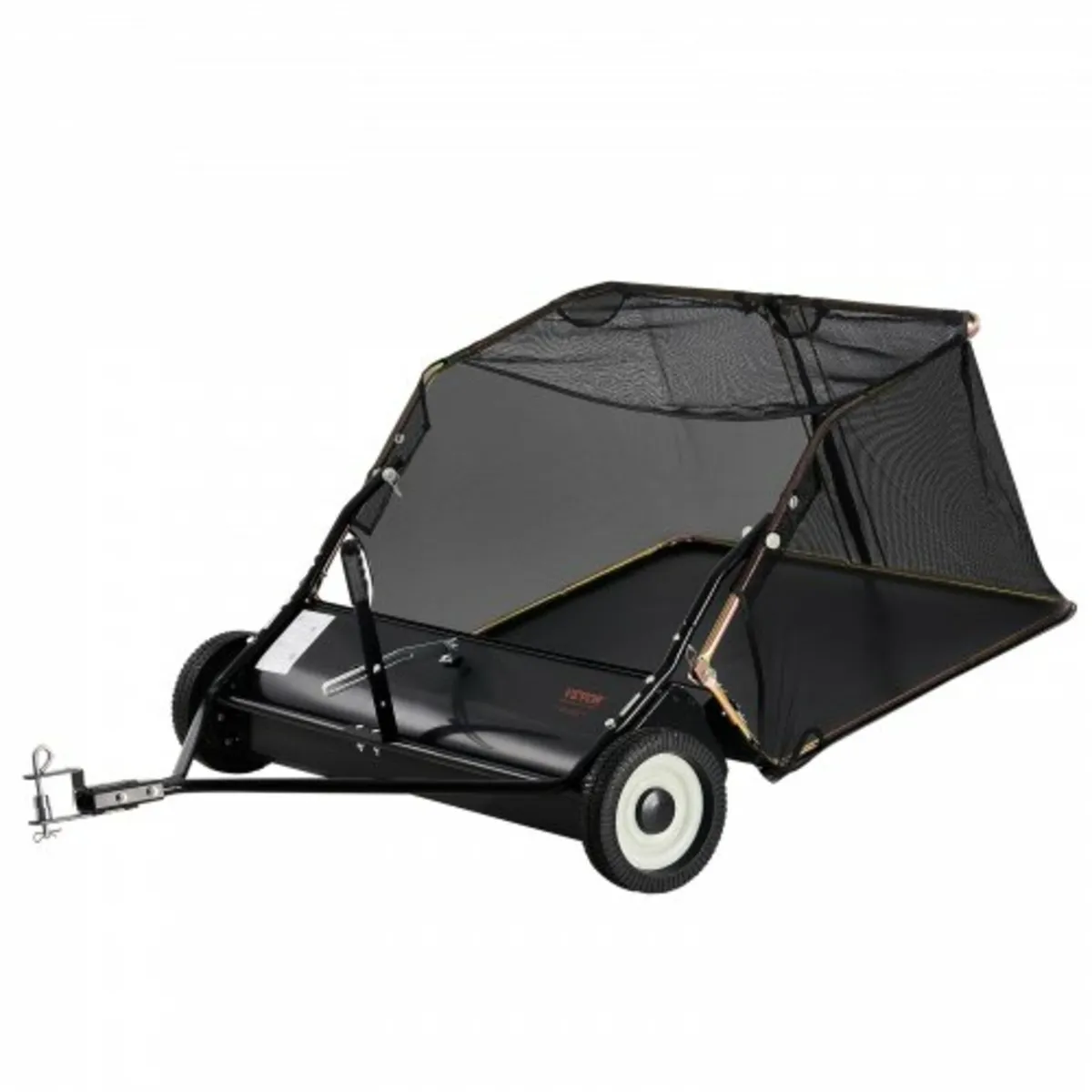 Tow-Behind Lawn Sweeper 42-inch Leaf Yard Collecto - Image 1