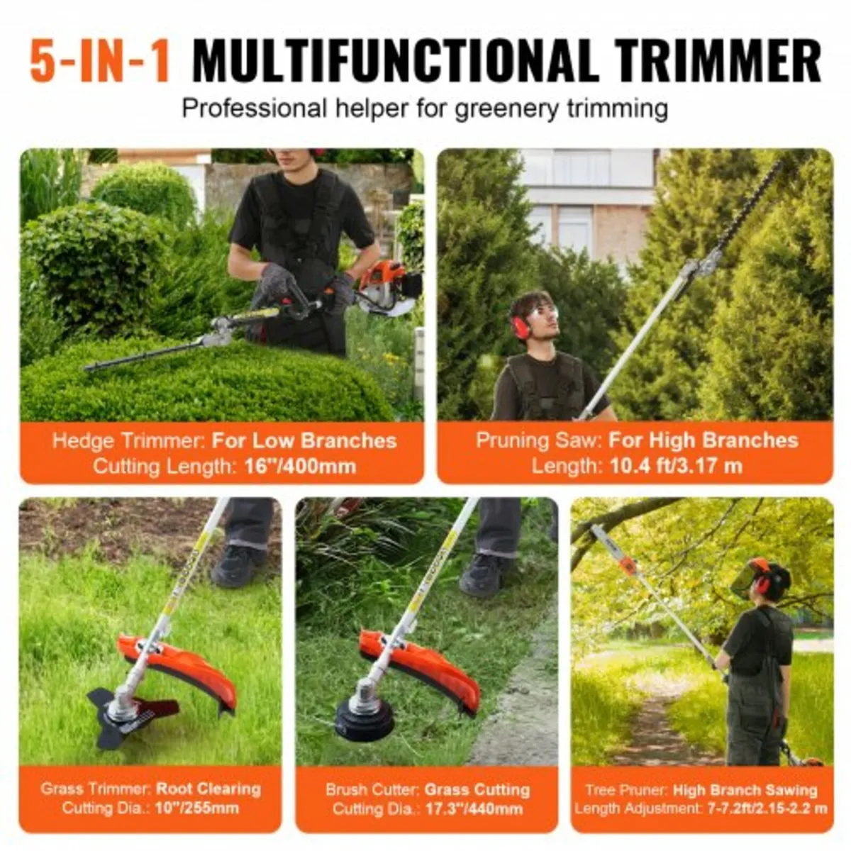 5-in-1 Multi-Functional Trimming Tools Gas Hedge T - Image 3