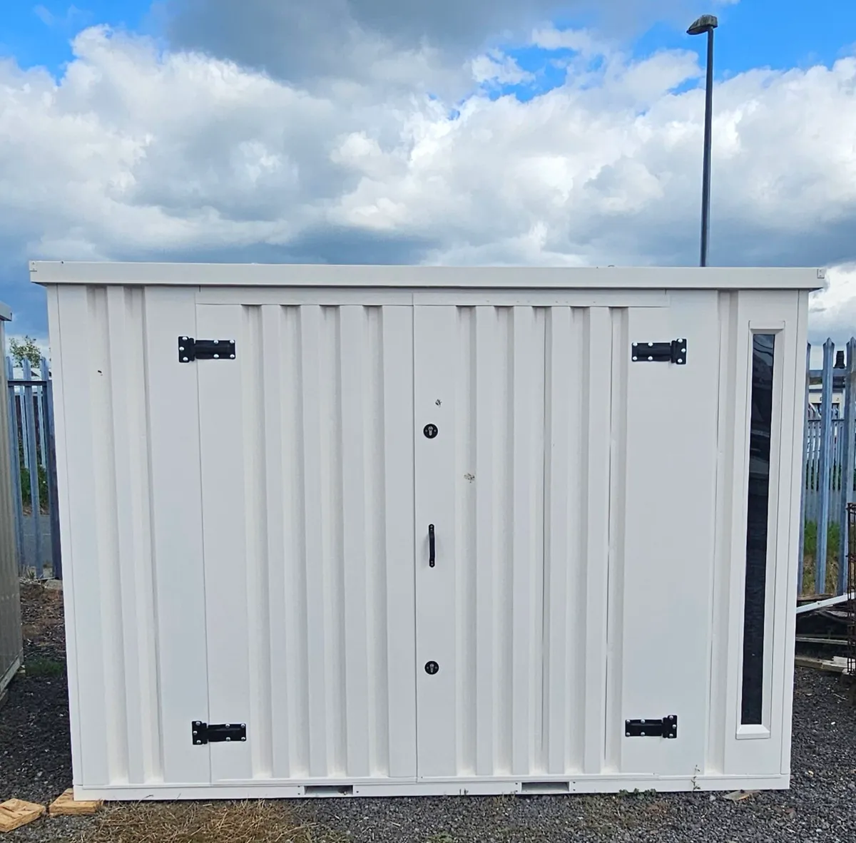 2x3 metre Heavy-duty steel CUBE sheds - Image 1