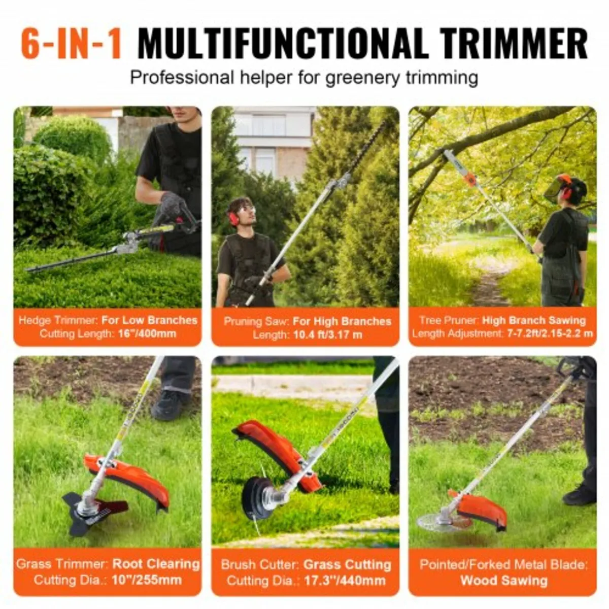 6-in-1 Multi-Functional Trimming Tools Gas Hedge T - Image 3