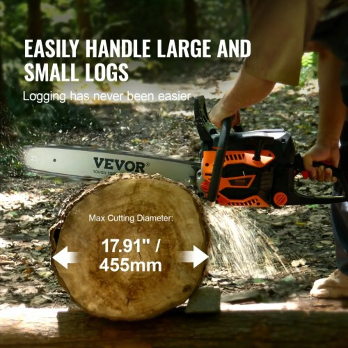 58CC 20" Gasoline Chainsaw Gas Powered Wood Cuttin - Image 3