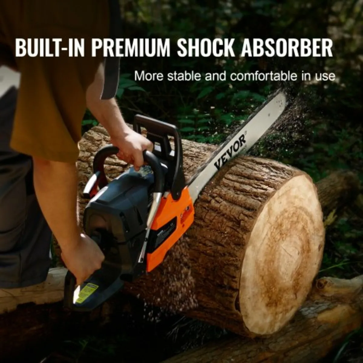 58CC 20" Gasoline Chainsaw Gas Powered Wood Cuttin - Image 4