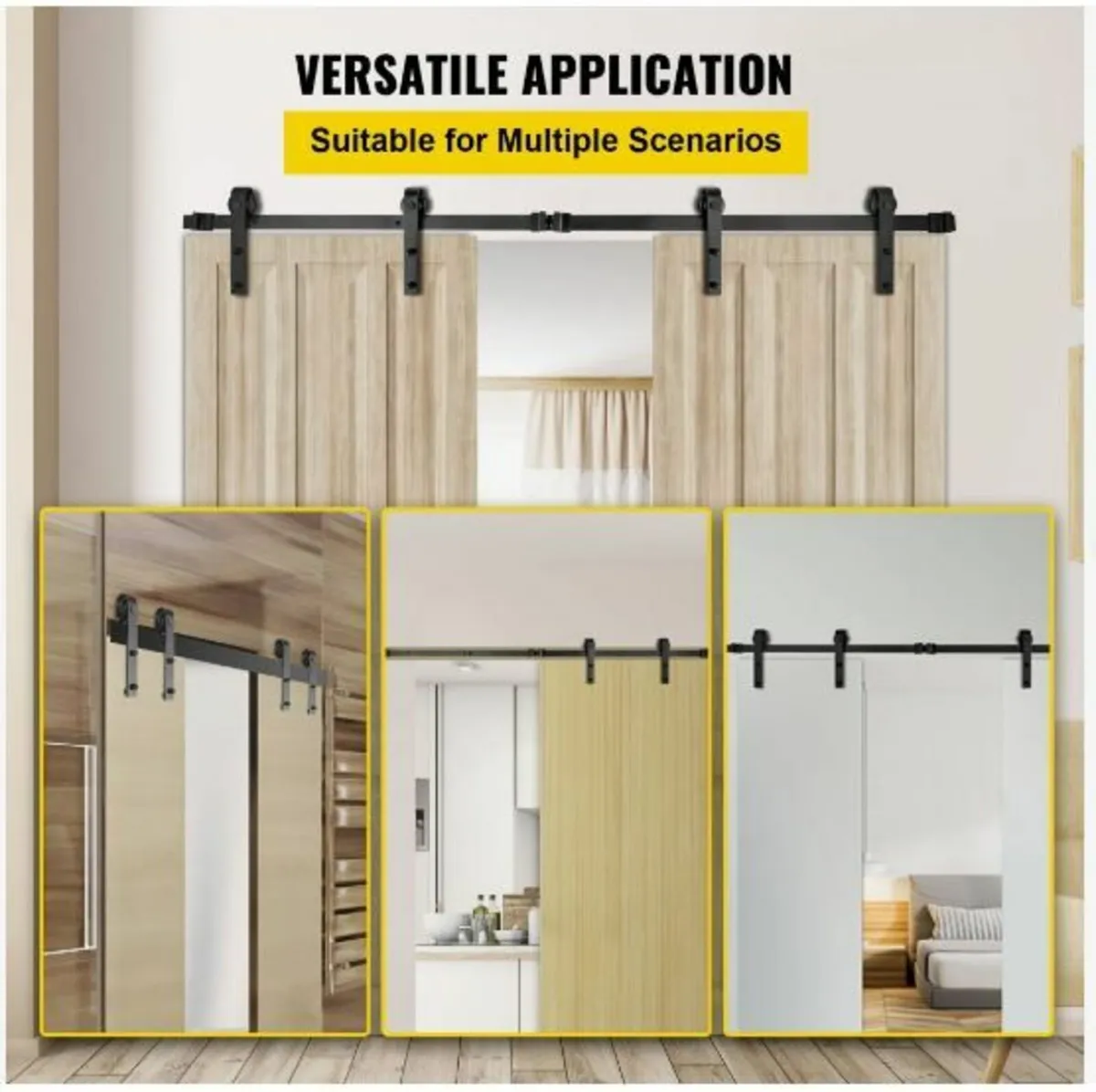 Barn Door Hardware Kit Barn Door Kit 10 FT - Image 2