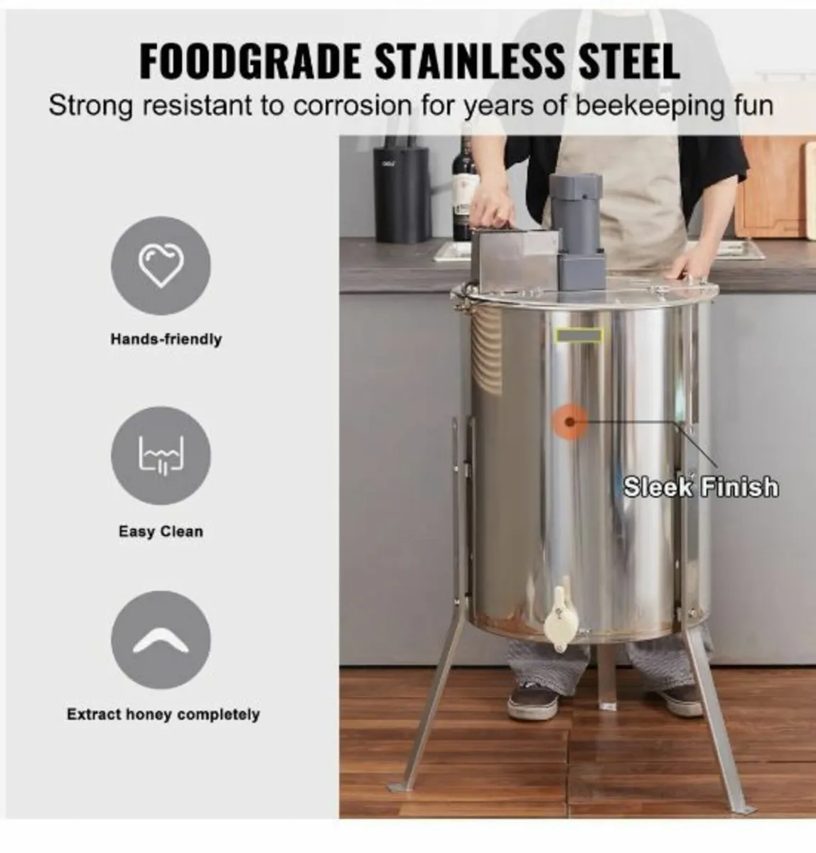 Electric Honey Extractor Beekeeping - Image 4