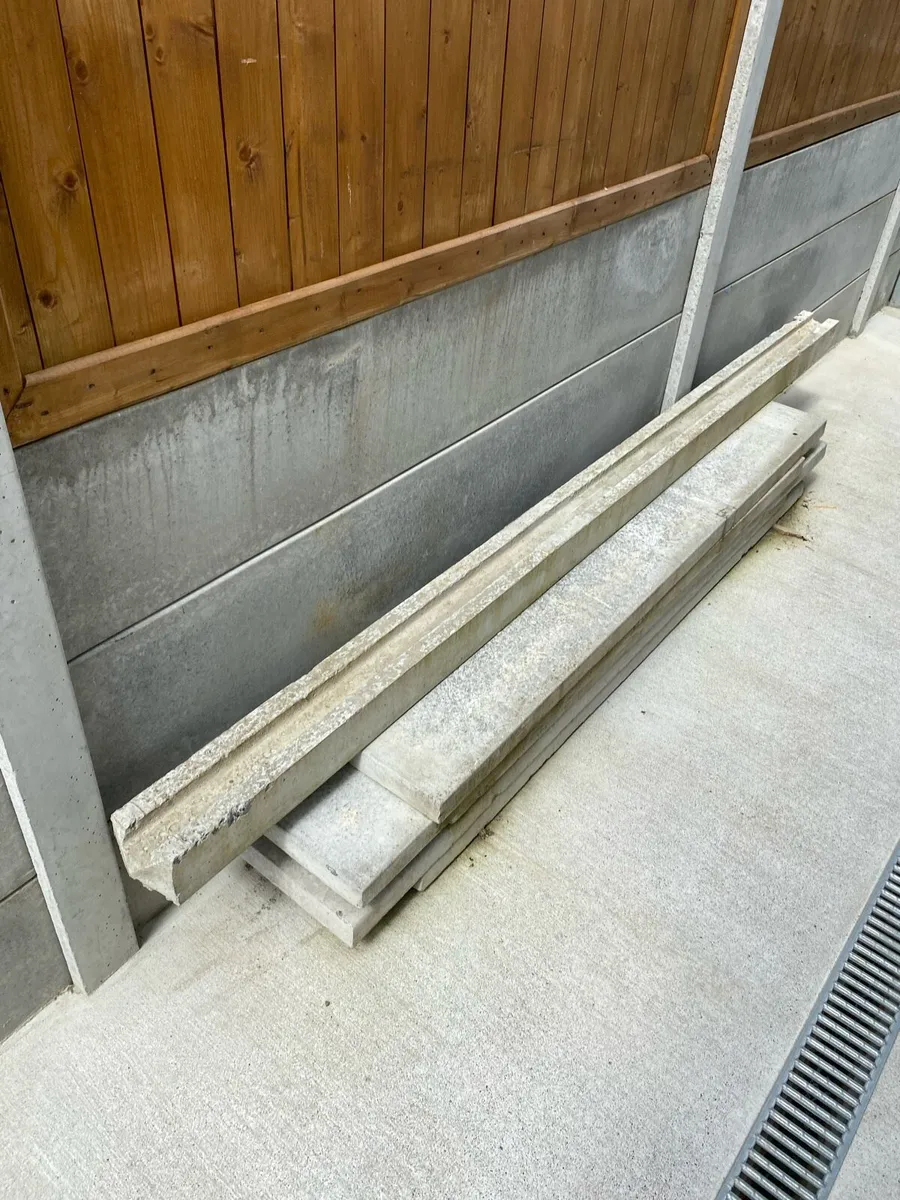 Concrete fence base panels (gravel boards)