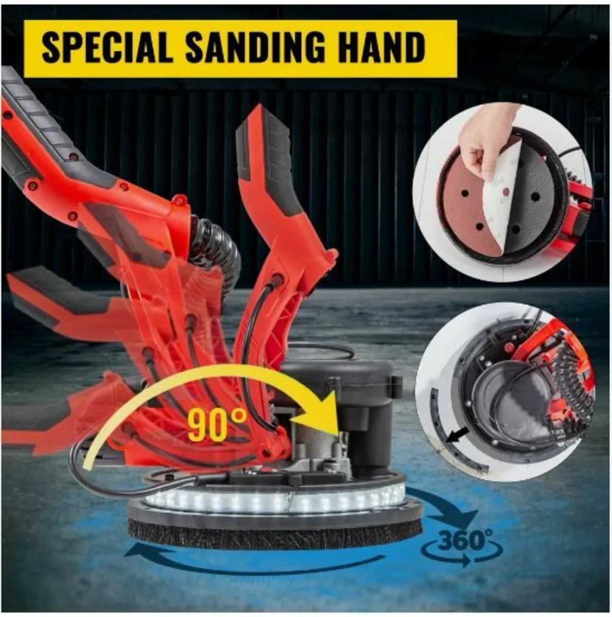 Drywall Sander 750W, Electric Drywall Sander - Image 3