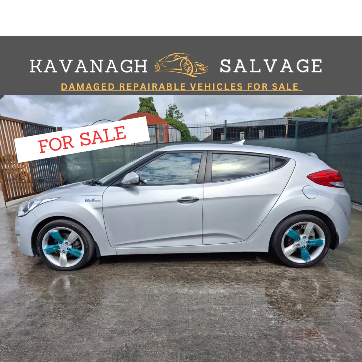 2013 Hyundai Veloster  very light damage - Image 1