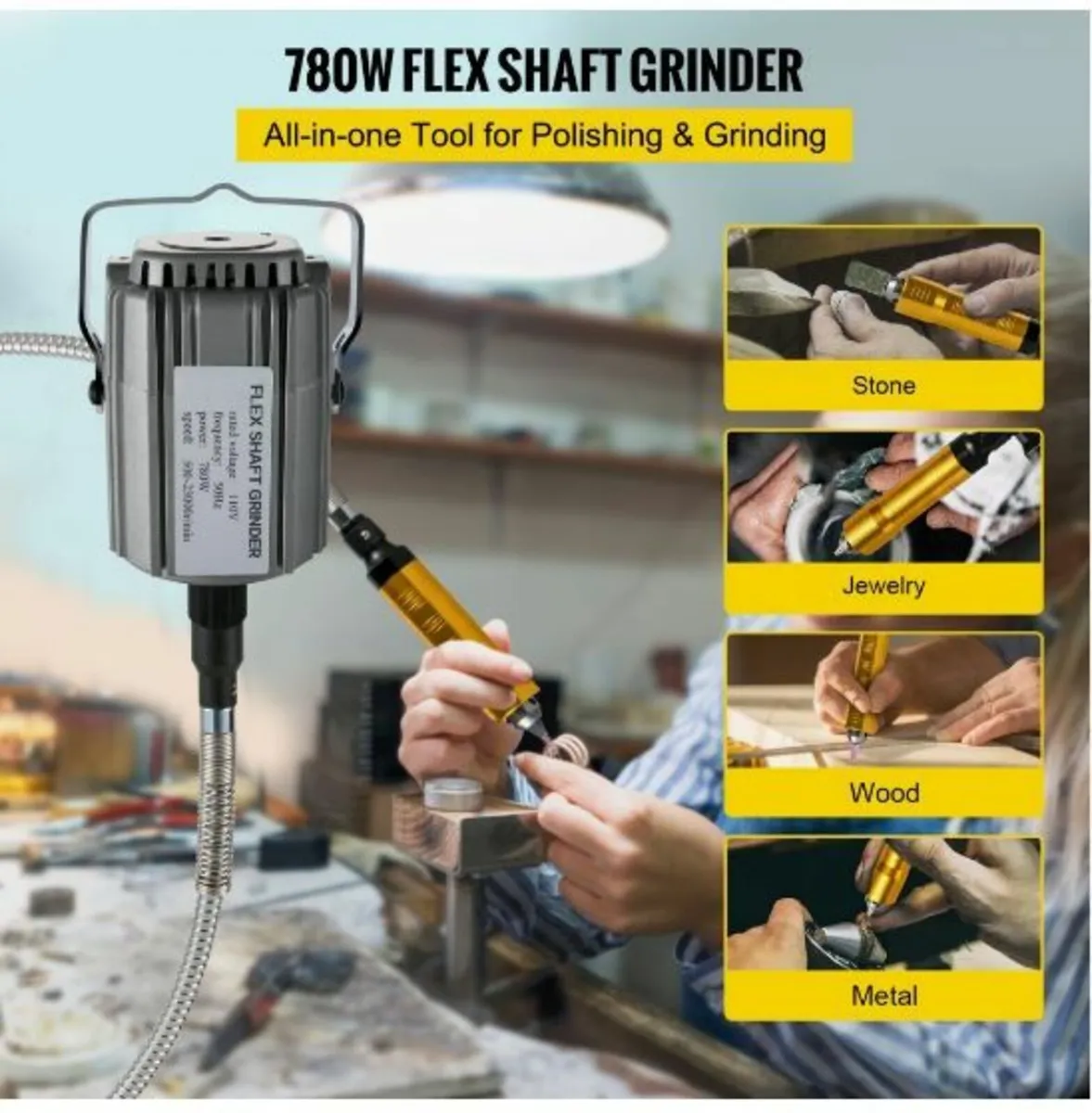 Flex Shaft Grinder 780W Rotary Tool - Image 2