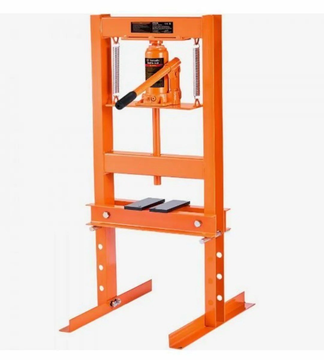 Hydraulic Shop Press 6 Ton with Press Plates - Image 1