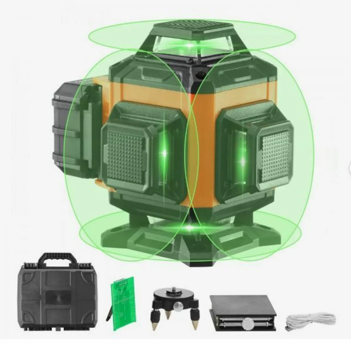 Laser Level 100ft Green Cross Line Self Leveling - Image 1