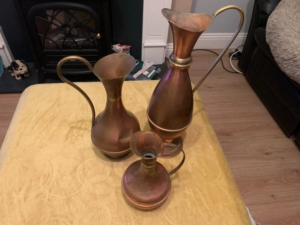 Collection of  vintage brass items - Image 2