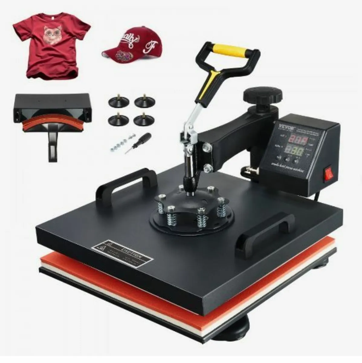 Heat Press Machine, 15x15inch / 38x38cm - Image 1