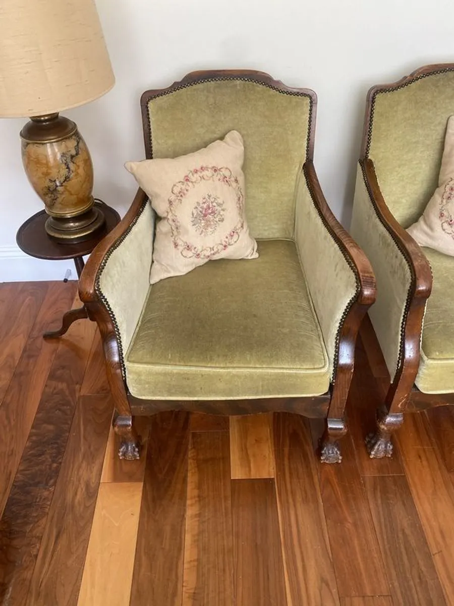 Antique 2 armchairs - Image 1