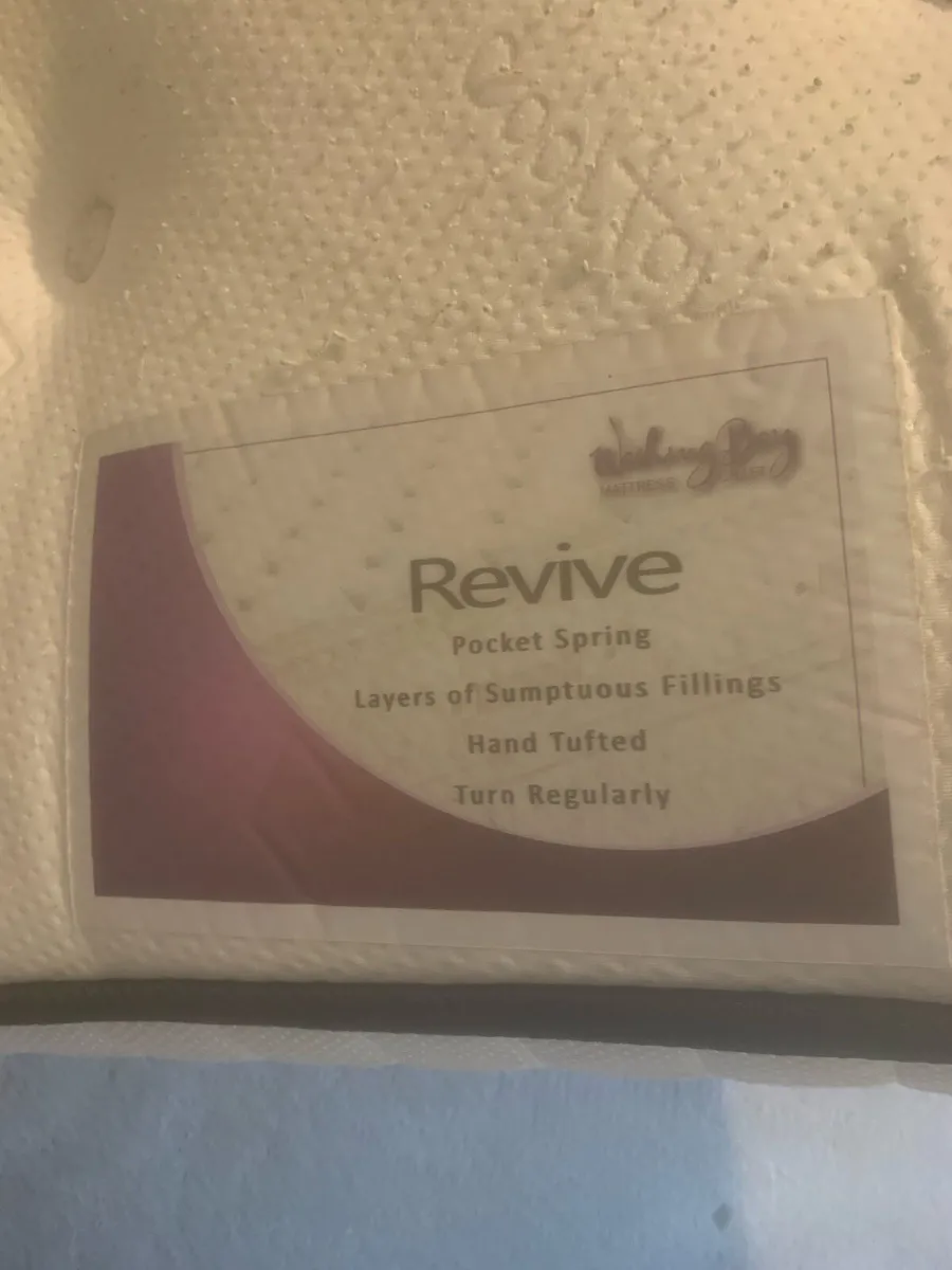 Matress double 4ft 6  Col touch - Image 2
