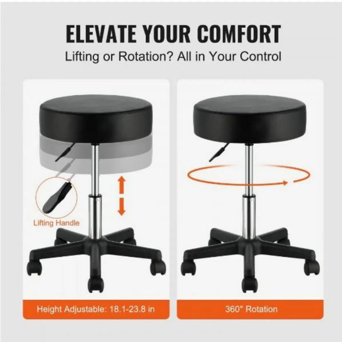Rolling Stools with Wheels - Image 3