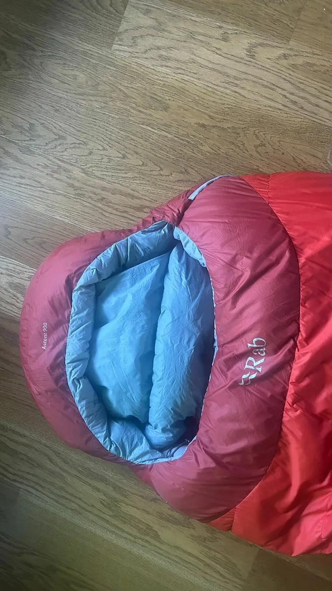 Rab Ascent 900 Sleeping Bag with silk Liner Sheet - Image 2