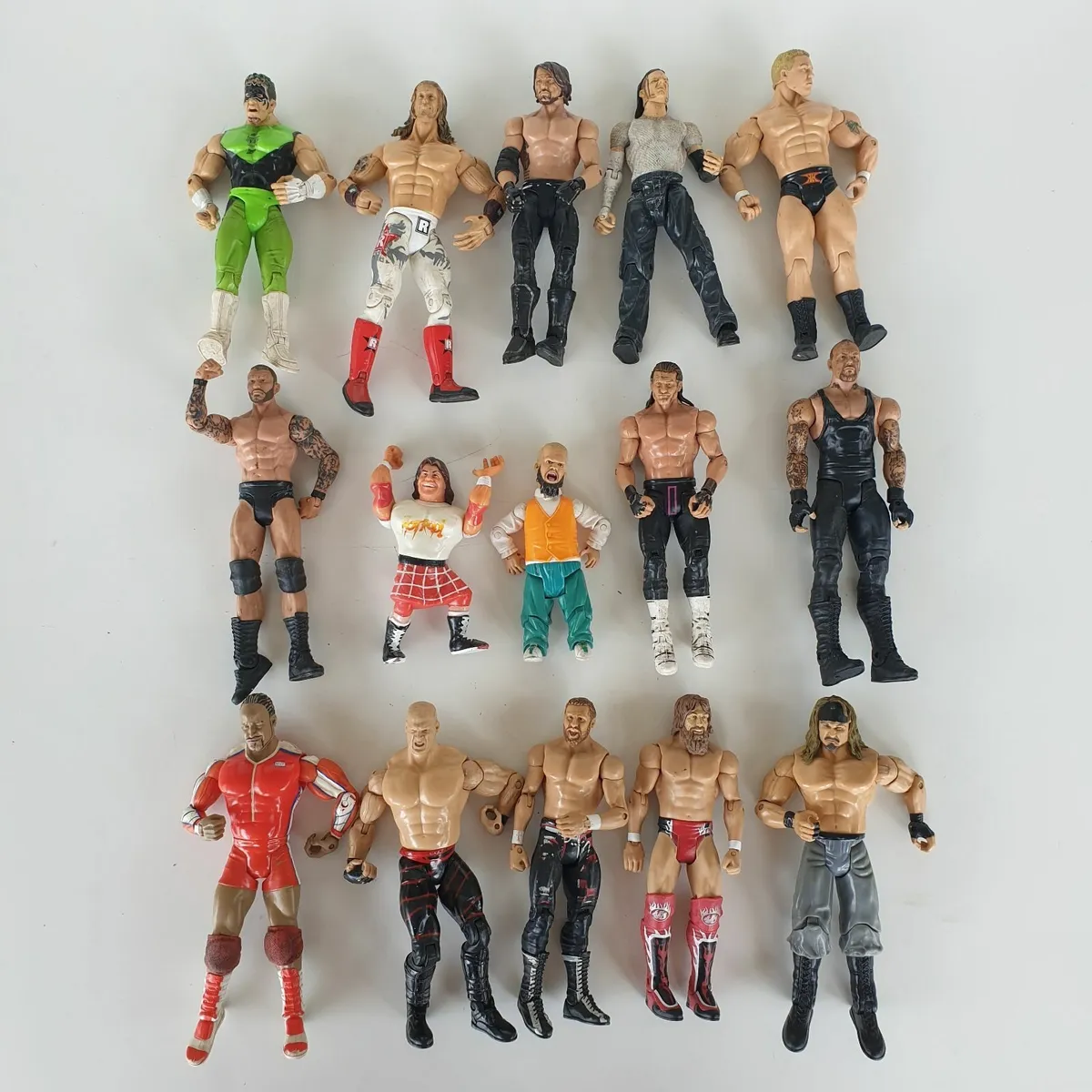 15 wrestling figures Jakks & Mattel - Image 1