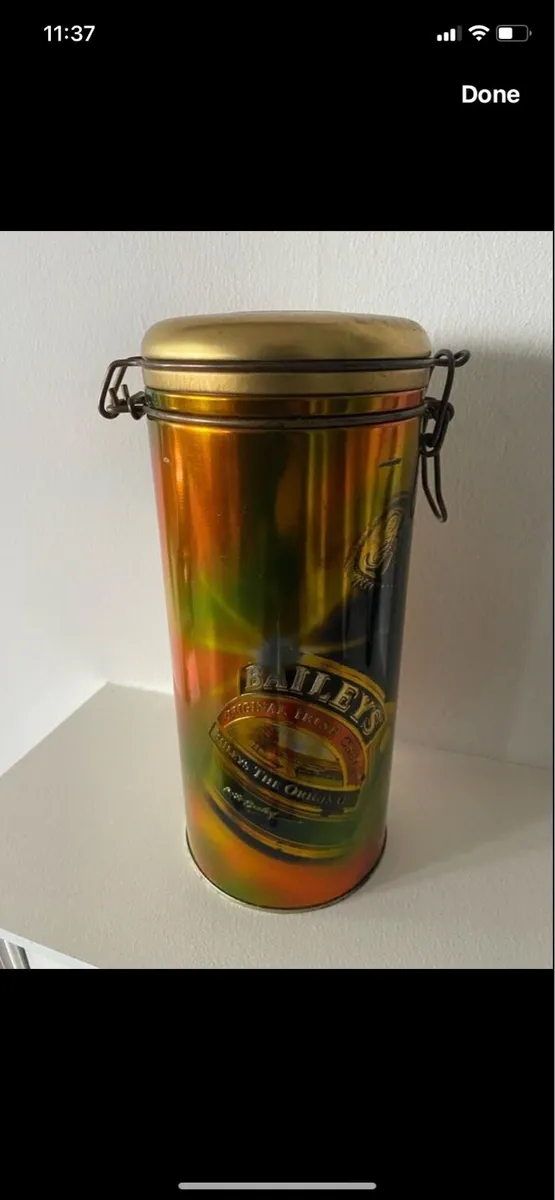 Vintage Bailey’s Metal Box - Image 1