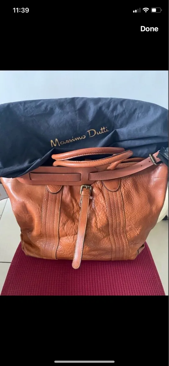 Brand New Massimo Dutti Leather Shoulder /Hand Bag - Image 1