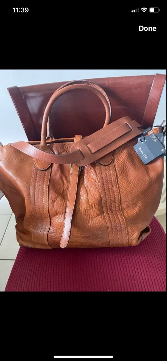 Brand New Massimo Dutti Leather Shoulder /Hand Bag - Image 2