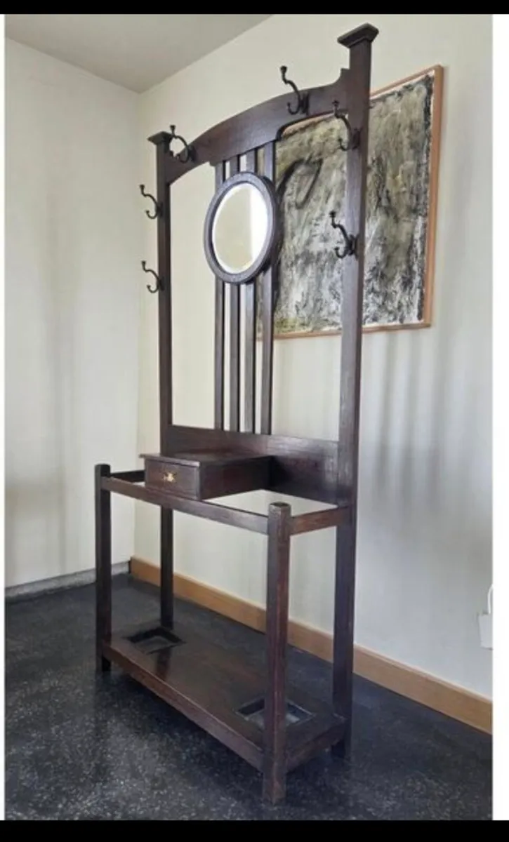 Elegant Edwardian Hallstand - Image 1