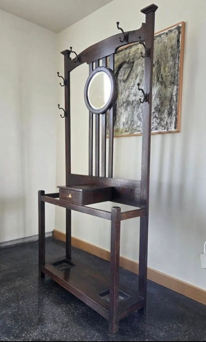 Elegant Edwardian Hallstand - Image 2