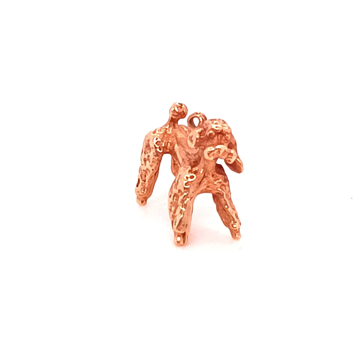 Vintage Dog Poodle Charm Pendant, 9k Gold - Image 2