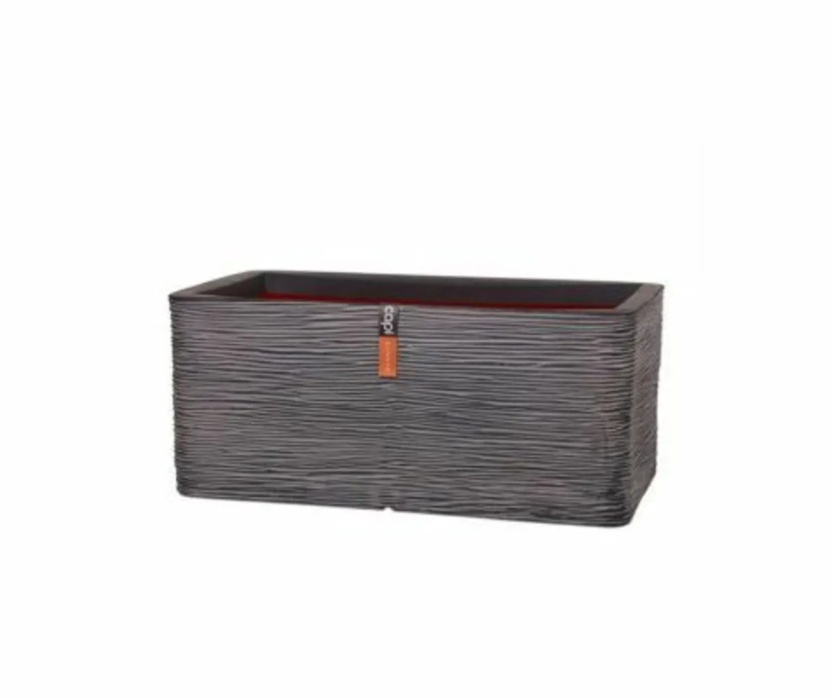 Pots & Planters - Planter Rectangle Rib - Image 2