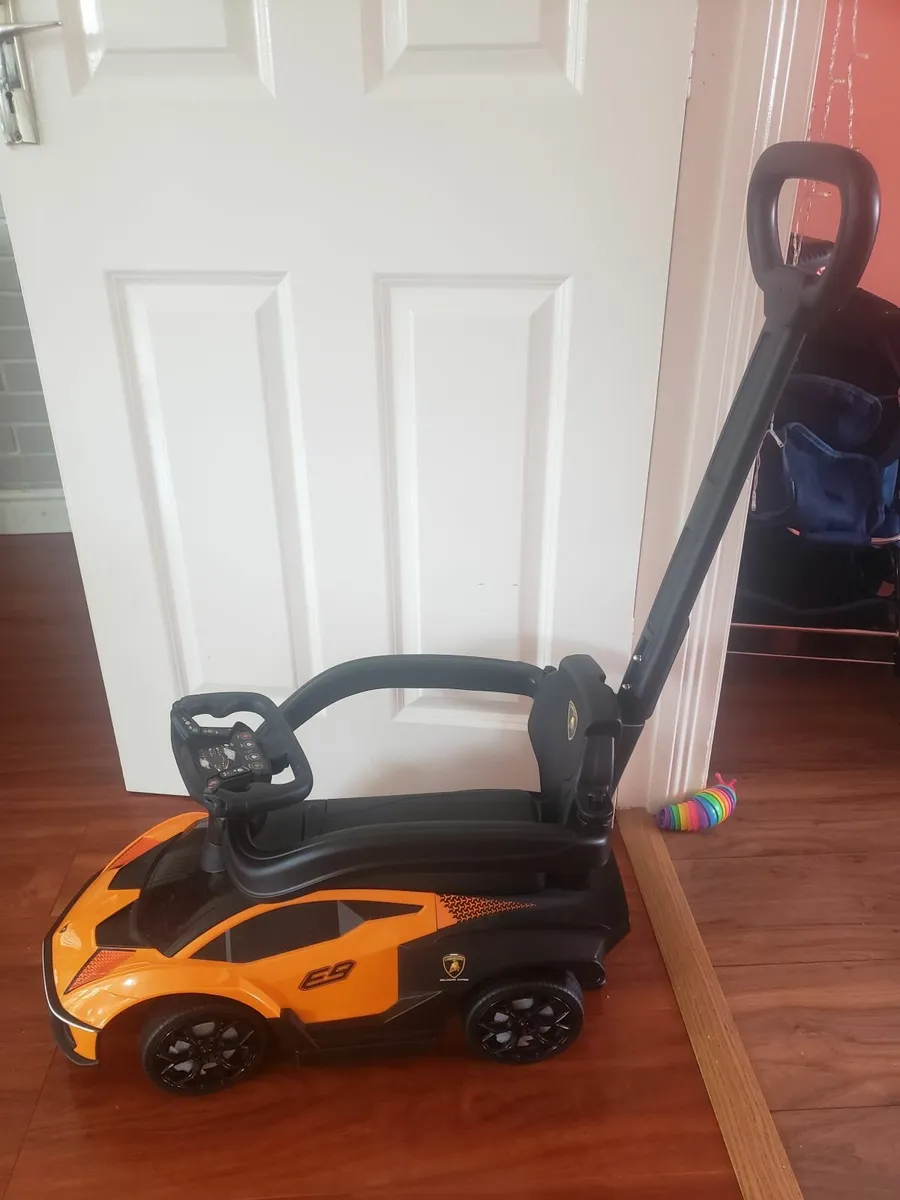 Car orange baby