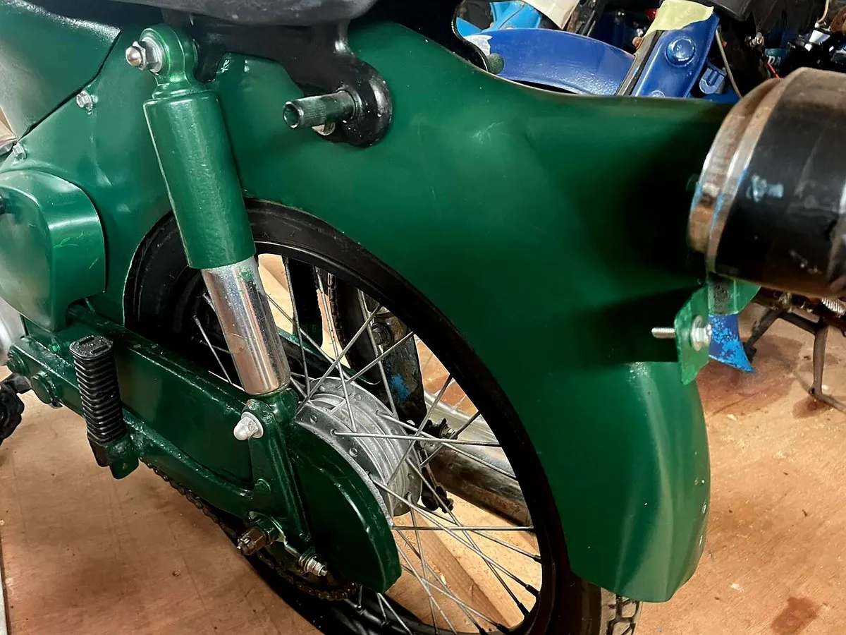 RARE 1970 HONDA 50 IN POST OFFICE GREEN - Image 2