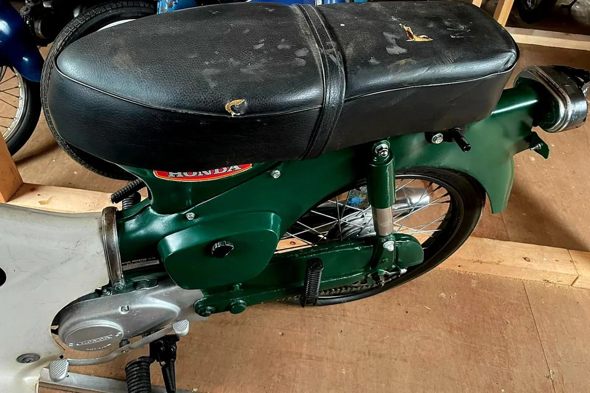 RARE 1970 HONDA 50 IN POST OFFICE GREEN - Image 3