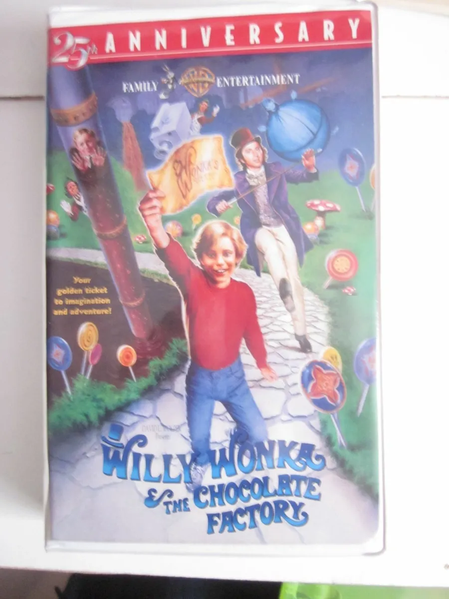 Willy Wonka &The Chocolate Factory 25TH Anniv. VHS - Image 1