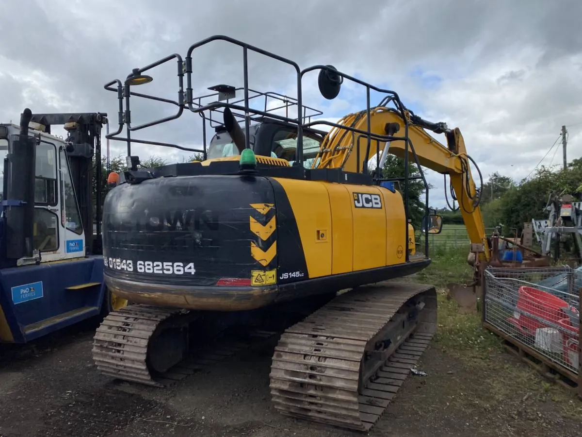 2018 JCB JS 145 LC Excavator - Image 3