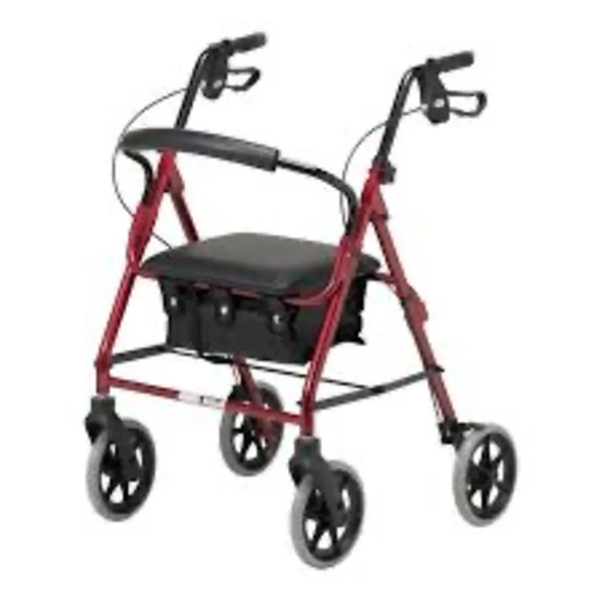 Rollator Walking Aid with Seat and Storage Bag