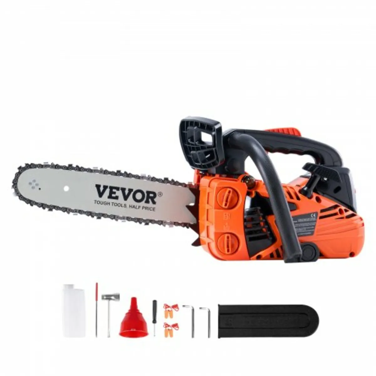 25.4CC 12" Gasoline Chainsaw Powered Wood Cutting - Image 1