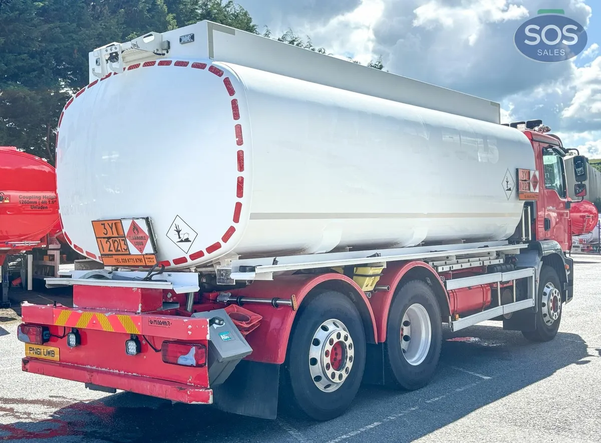 2012 MAN TGM 26.340 Rigid Tanker - Image 3