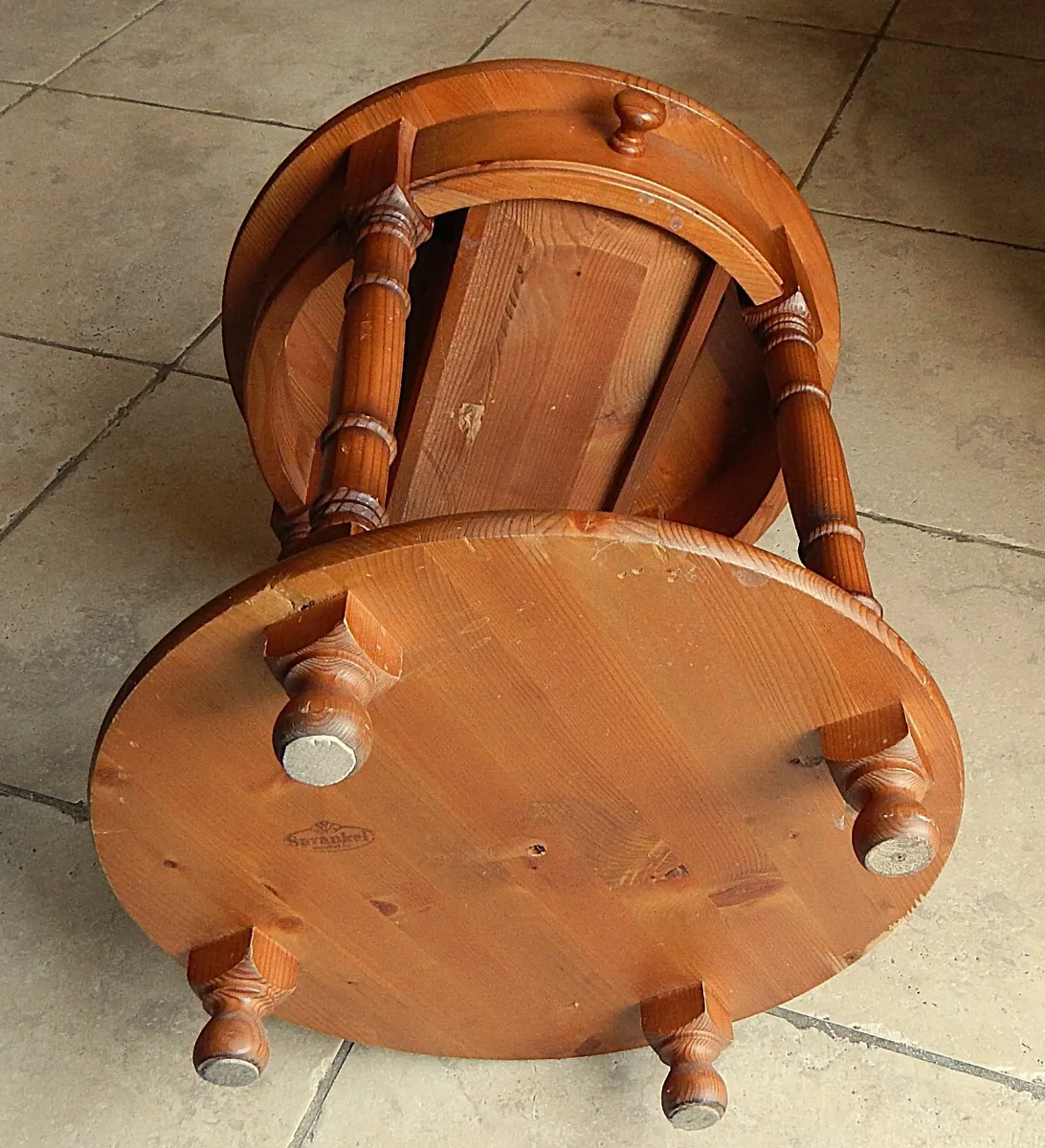 Wooden Single Drawer Table - Image 4