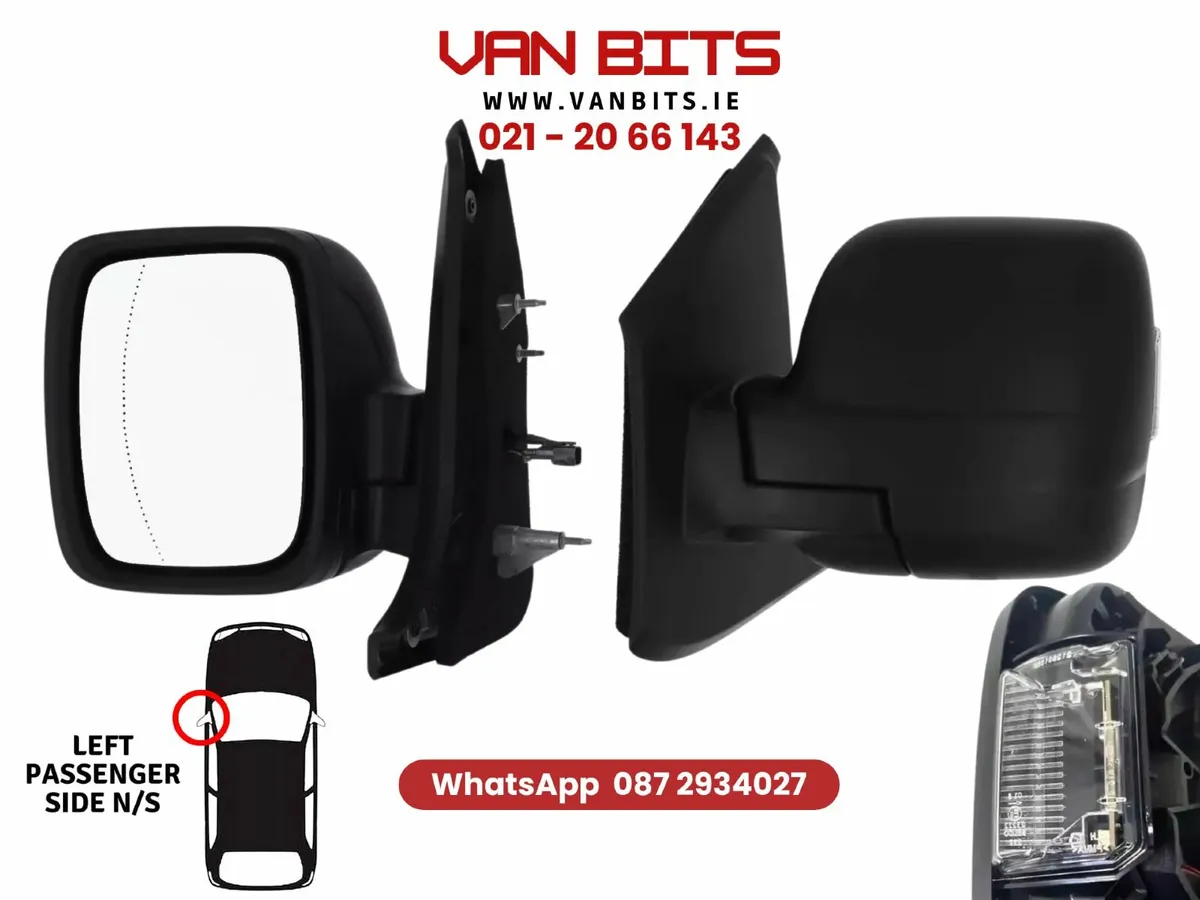 Renault Trafic Mirror 2021 - 2025 WITH INDICATOR - Image 1