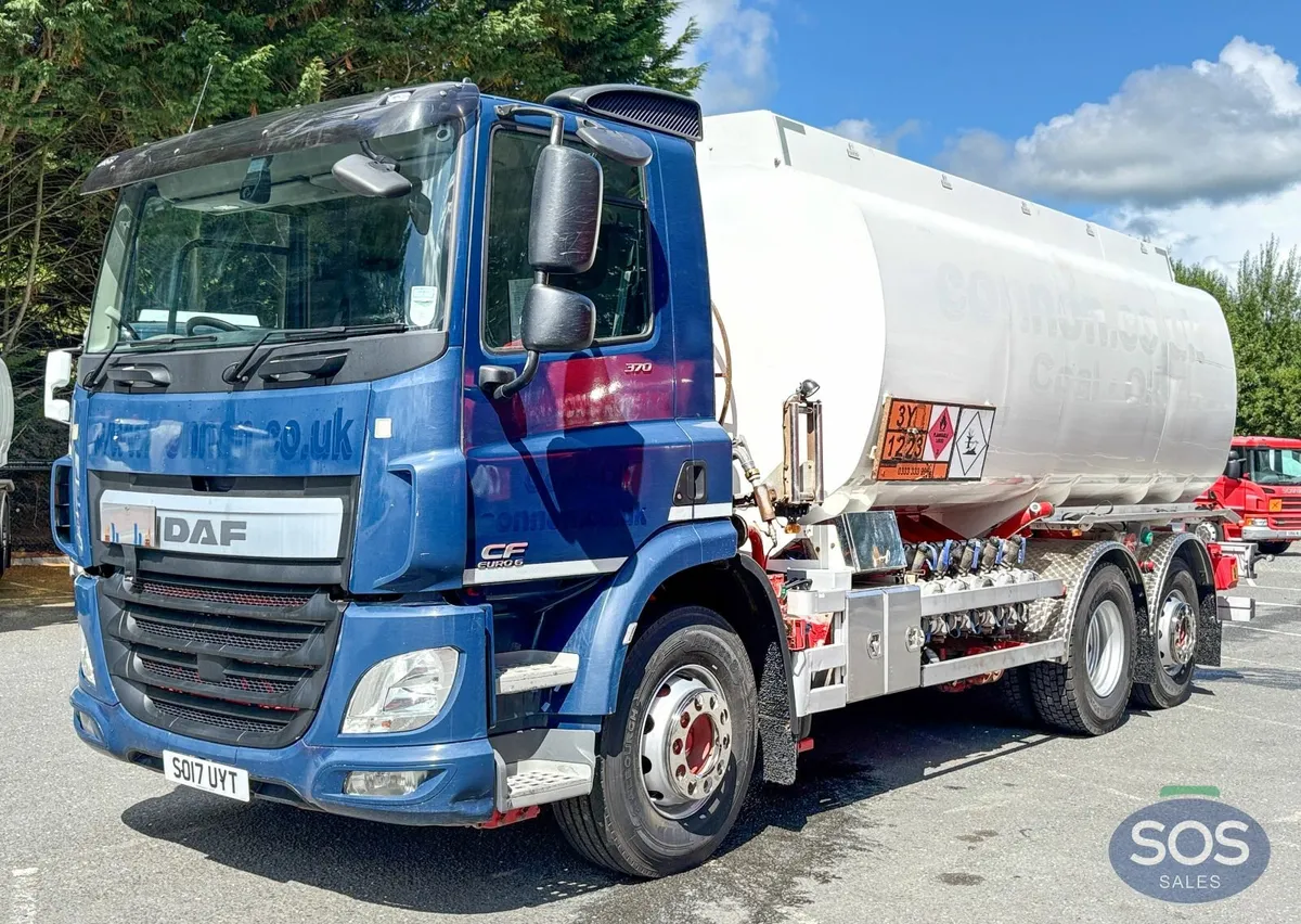 2017 DAF CF 370 FAN Euro 6 Rigid Tanker - Image 1