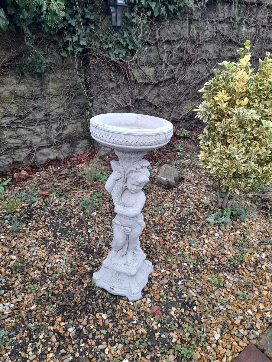 Angel Bird Bath - New - Only 85 - Image 3