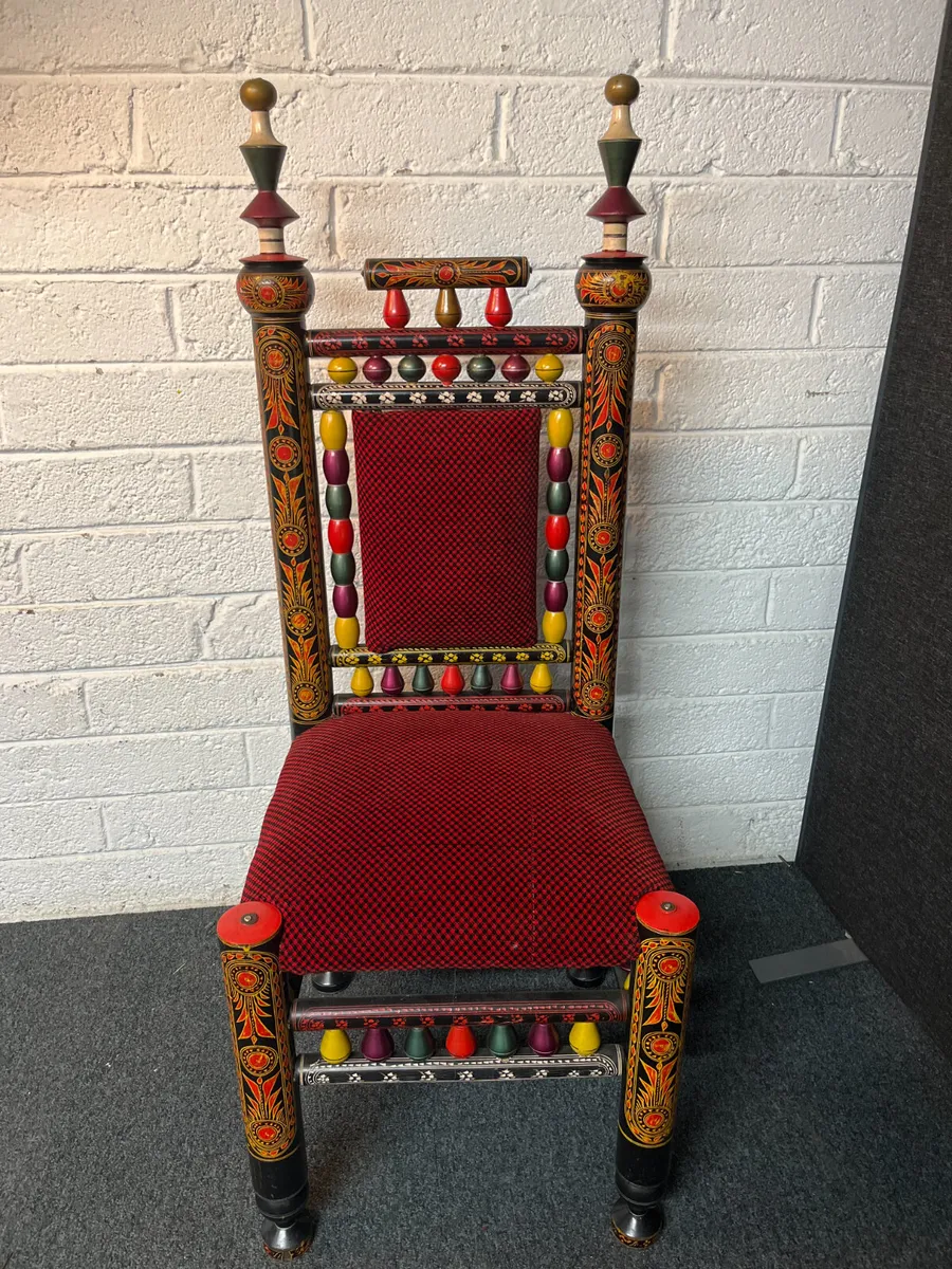 ORNATE CHINESE STYLE DINING CHAIRS - Image 2