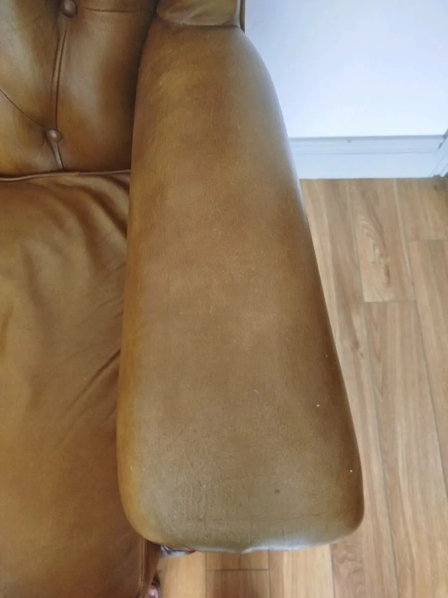 Leather Wingback armchair - Image 2