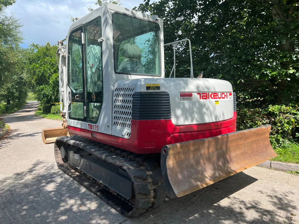 Takeuchi TB 175 Excavator - Image 3