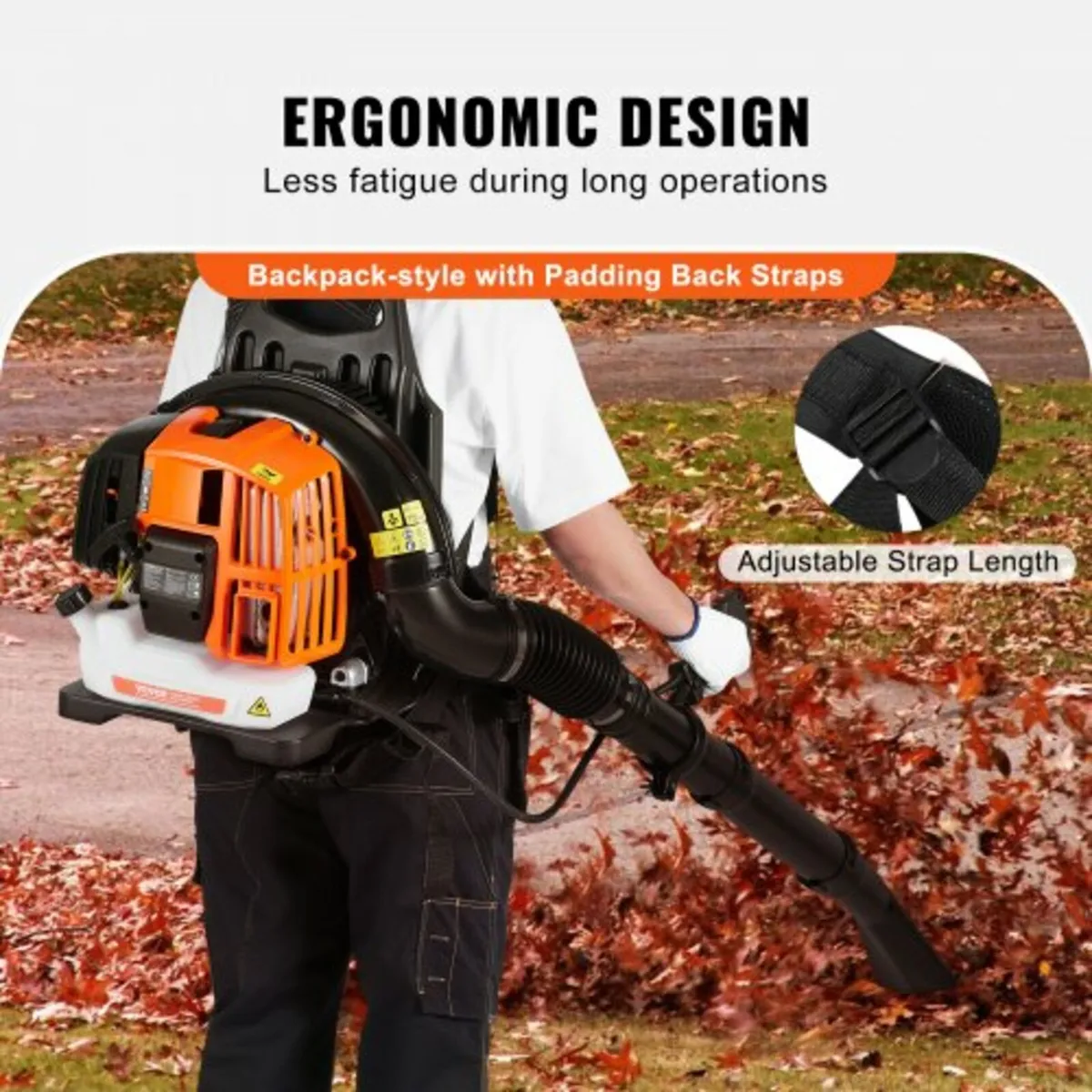 Backpack Leaf Blower 52CC 2-Cycle Gas Leaf Blower - Image 4
