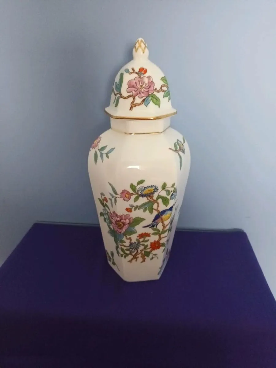 AYNSLEY Pembroke  Fine  English  Hexagonal  Ginger - Image 1