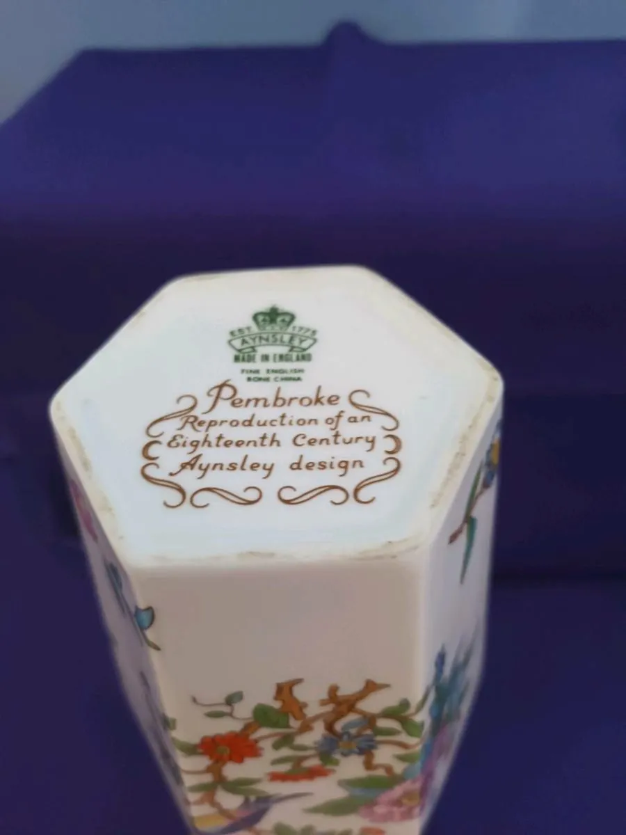 AYNSLEY Pembroke  Fine  English  Hexagonal  Ginger - Image 2