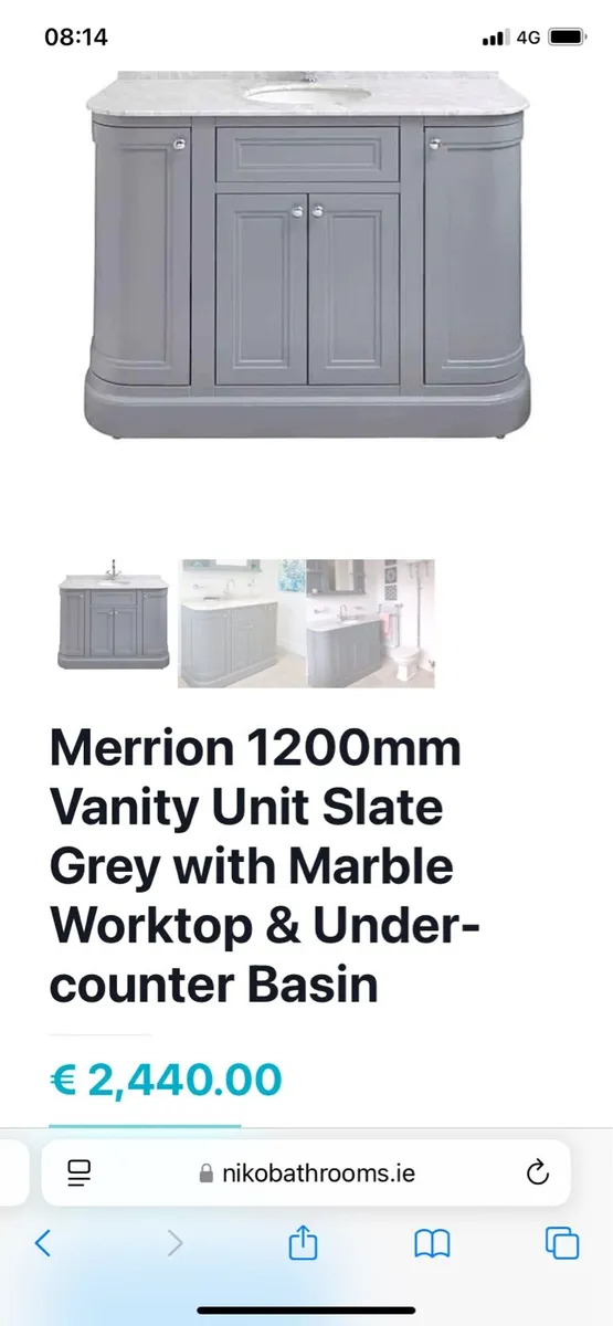 Marble vanity unit top - Image 1