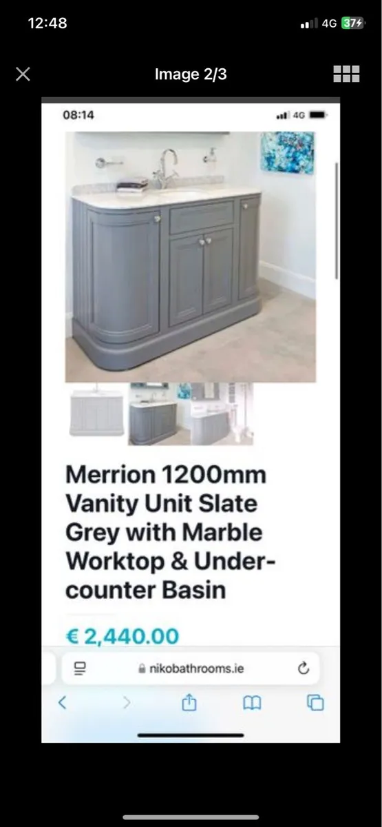 Marble vanity unit top - Image 2