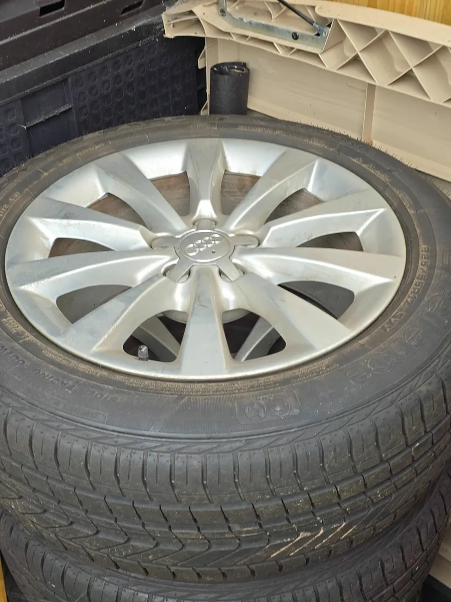Audi A6 C7 Wheels Alloys Tyres 225 55 17 - Image 1